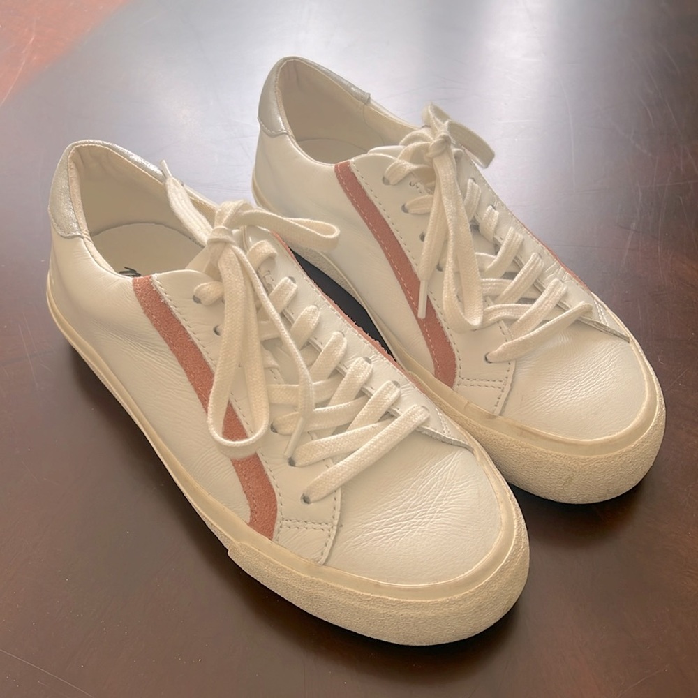 Madewell Shoes 7.5  Sidewalk Lace Up Leather White Casual Sneaker